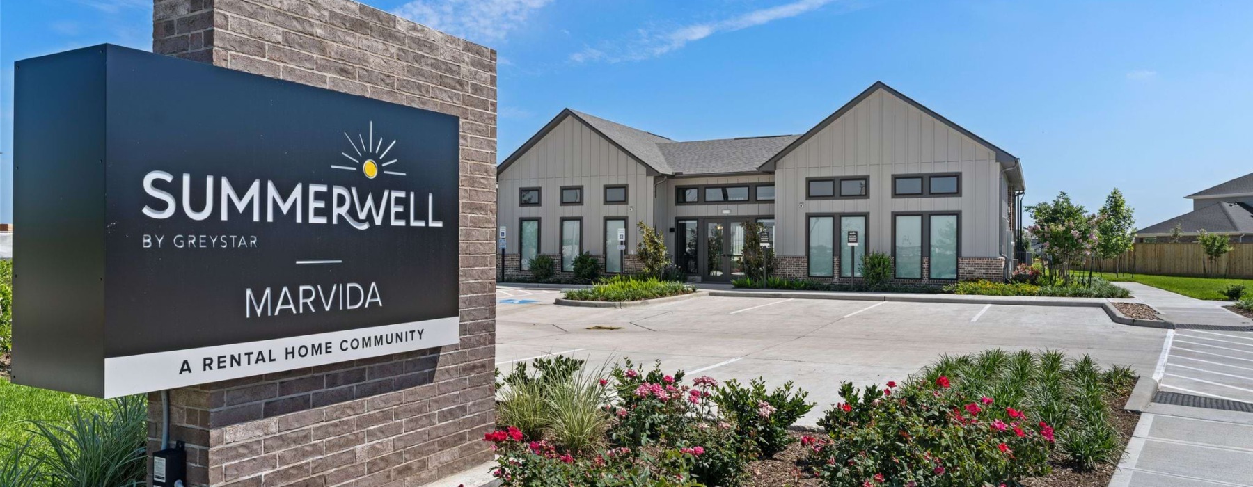 Summerwell Marvida Clubhouse with Main ID Sign